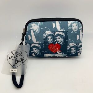 Vintage I Love Lucy Lucy and Ethel TV Show Retro Small Clutch Cosmetic Bag